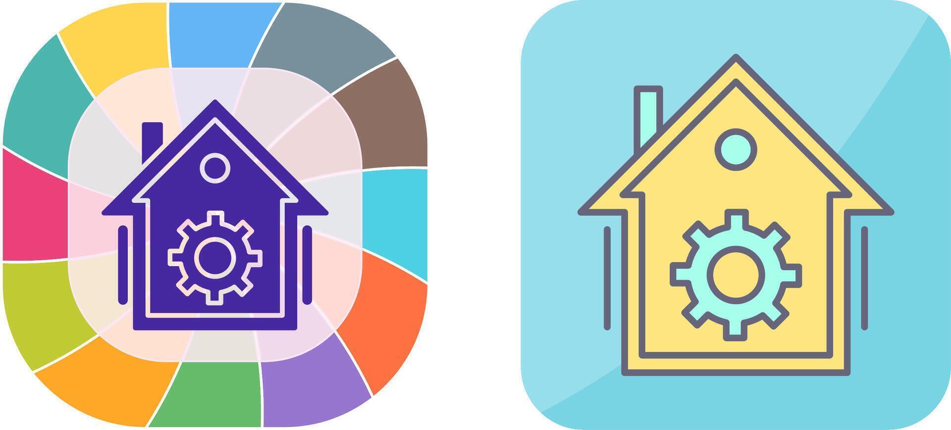 Home Automation Icon Design vector