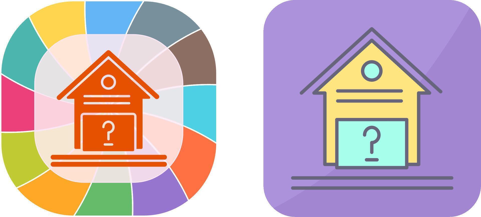Unknown Icon Design vector