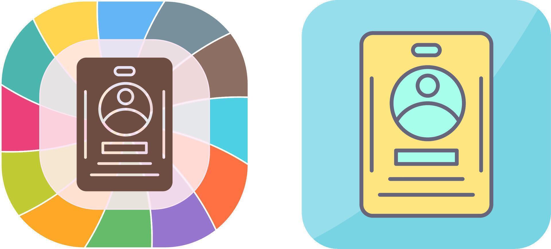 Office Card Icon Design vector