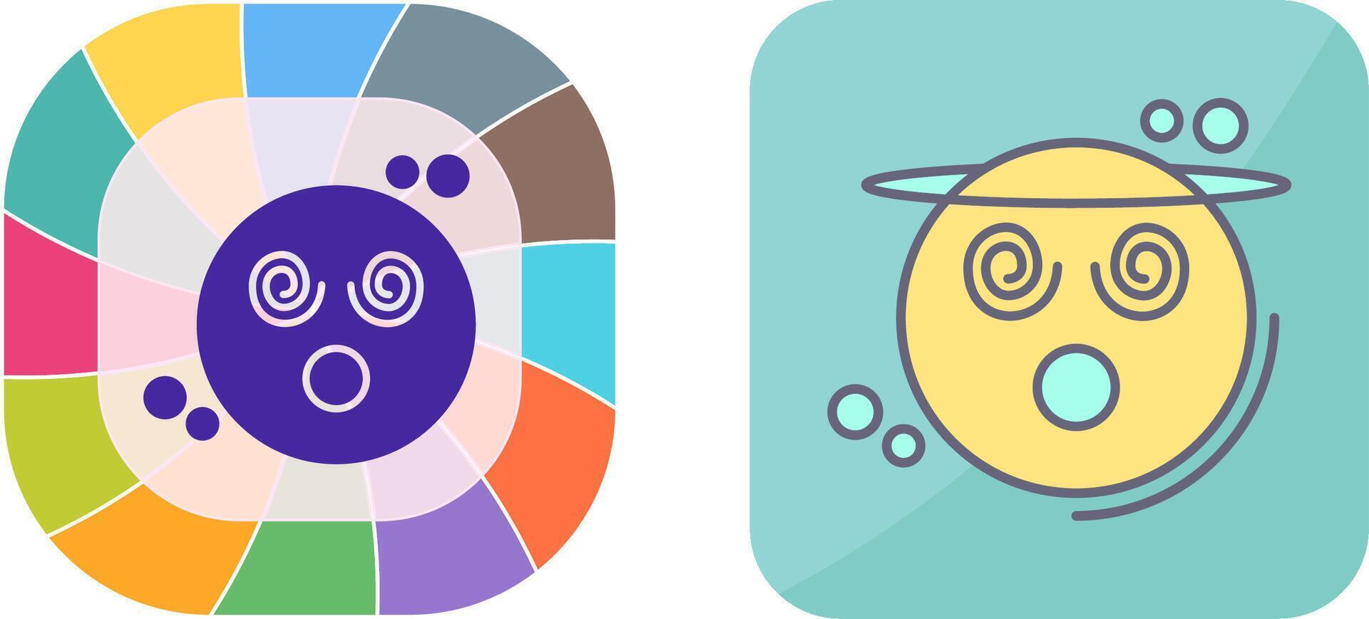 Dizzy Icon Design vector