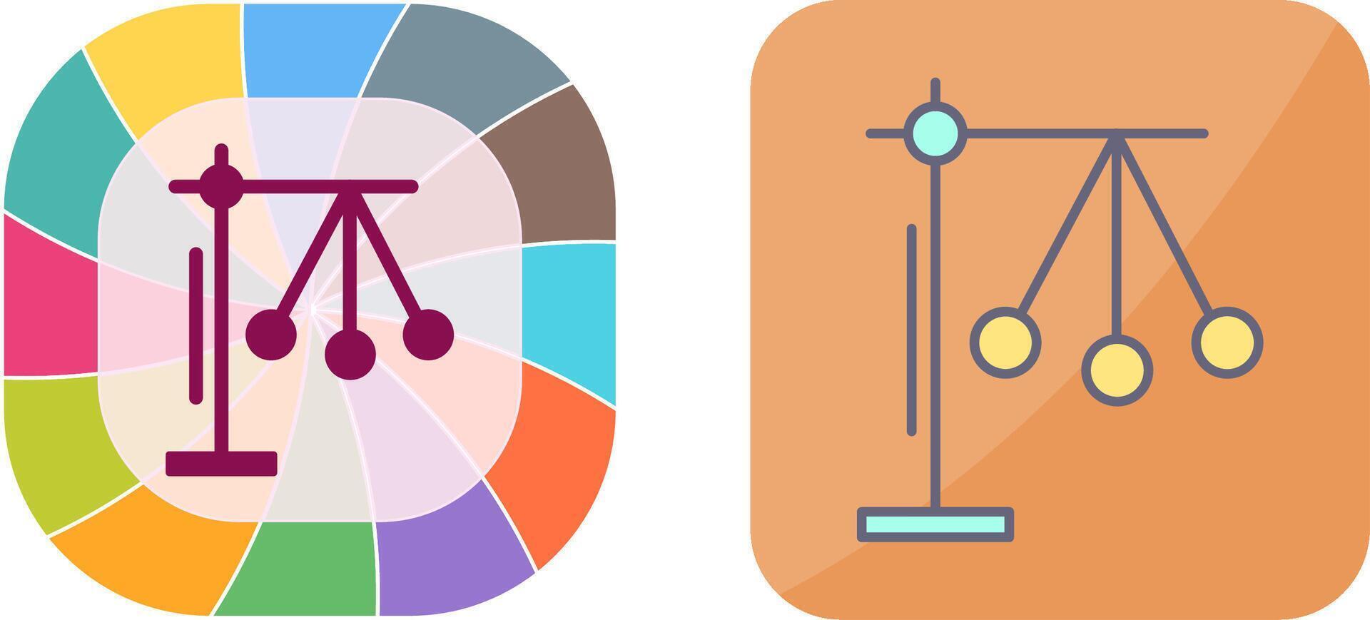 Pendulum Icon Design vector