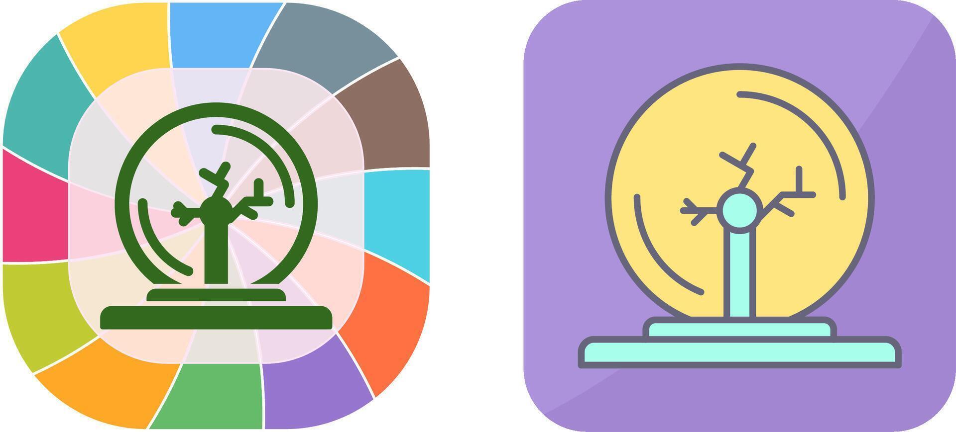 Plasma Ball Icon Design vector