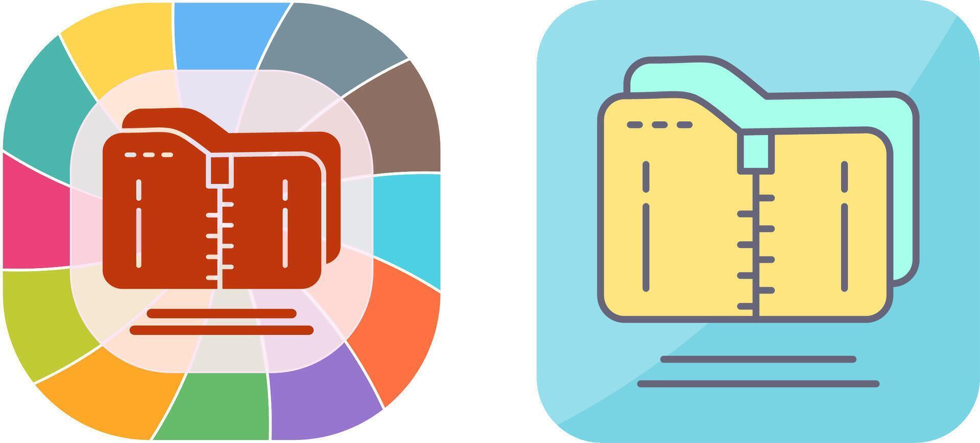 Compressed Icon Design vector