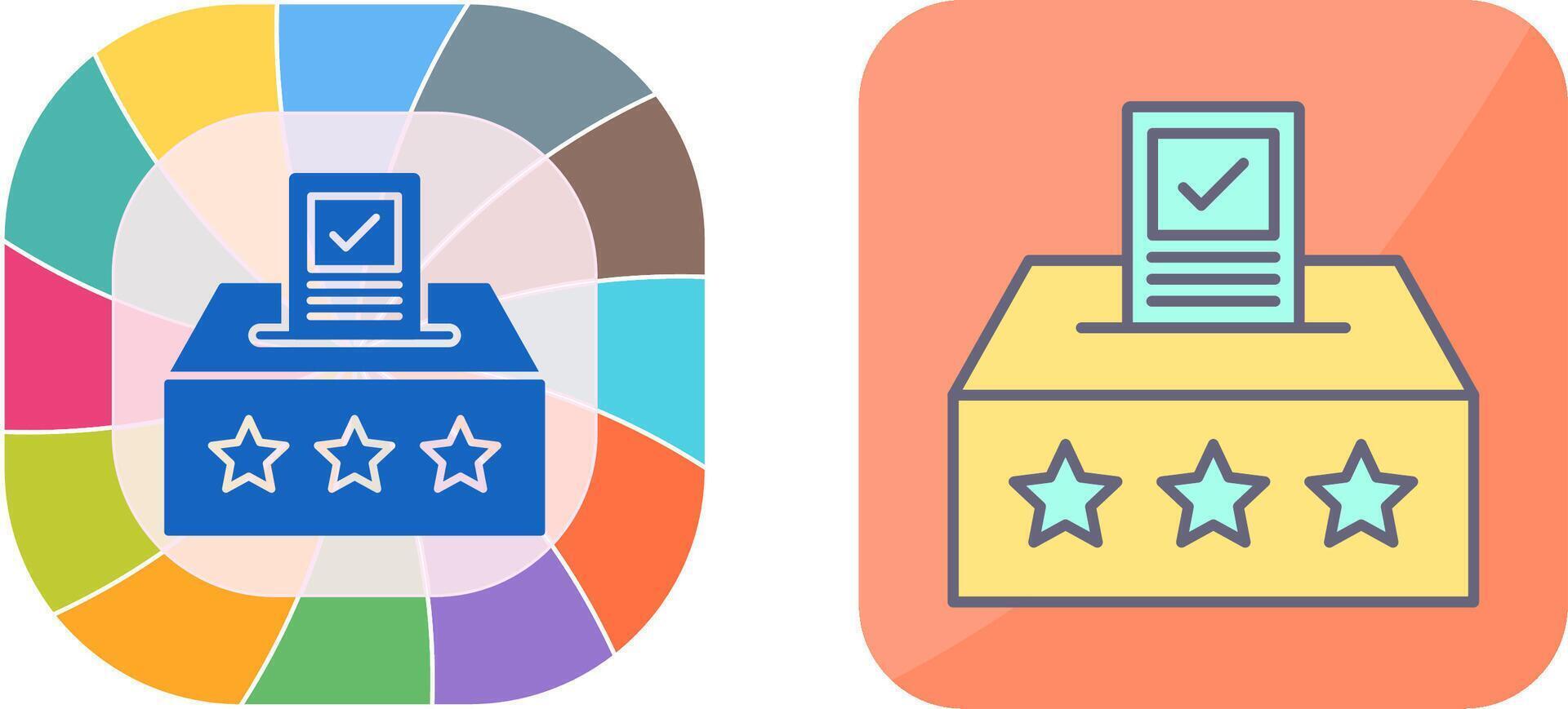 Ballot Icon Design vector