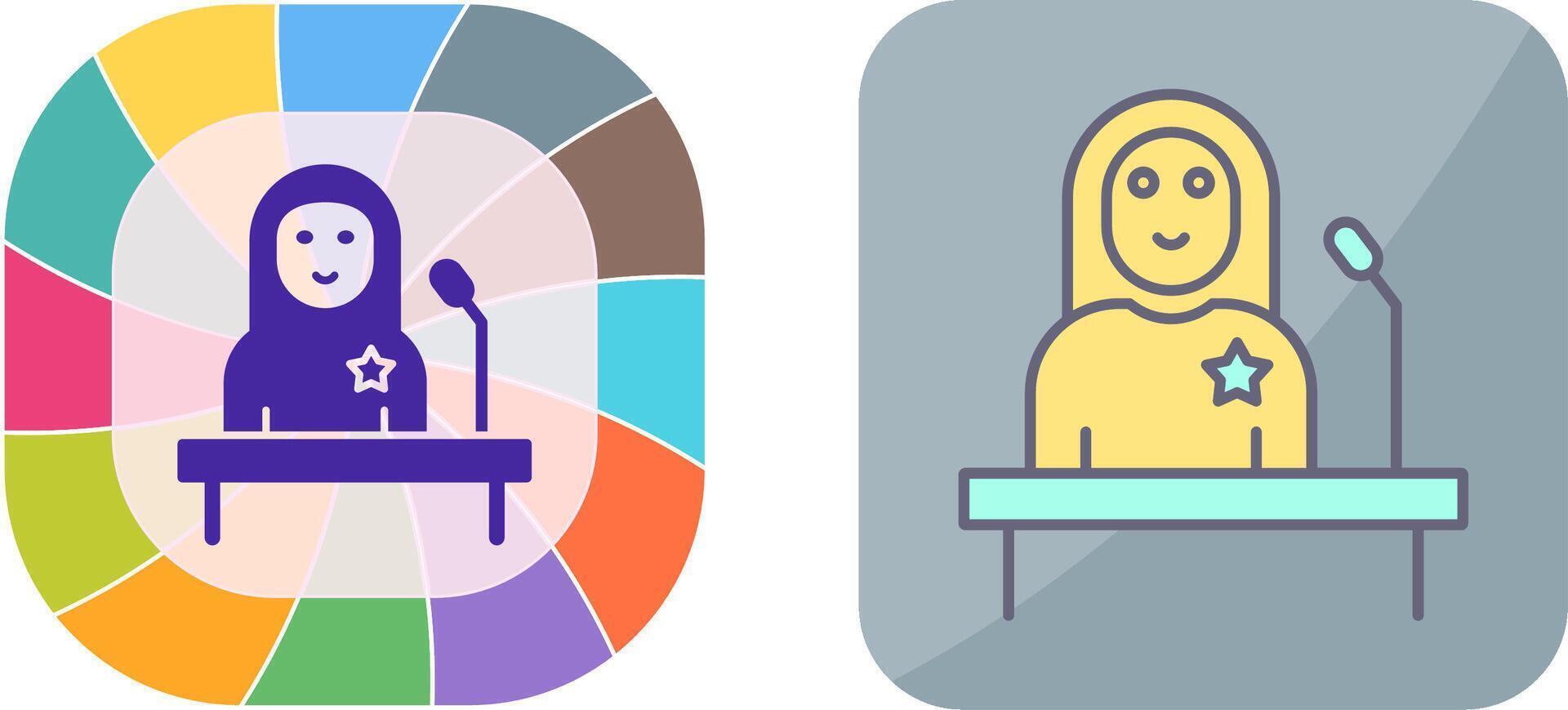 Candidate Icon Design vector
