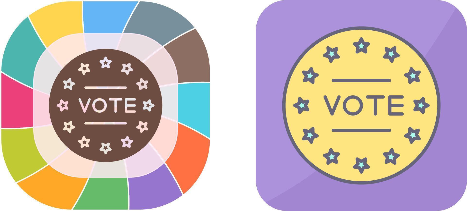 Vote Icon Design vector