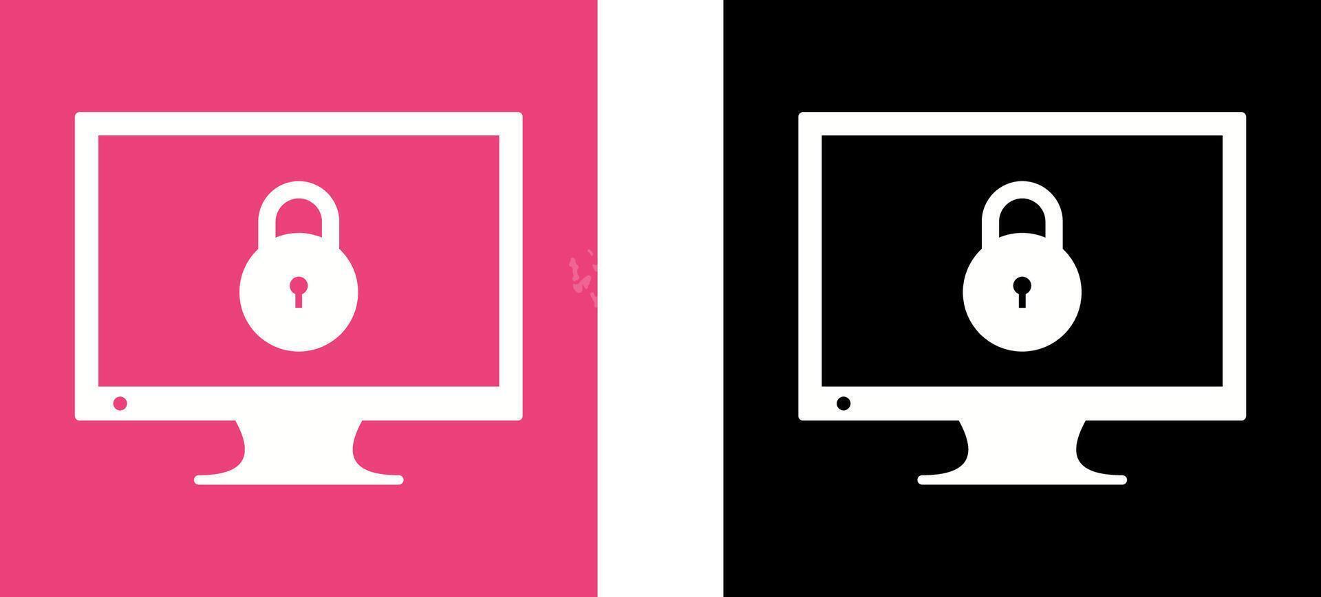Unique Closed Access Icon Design vector