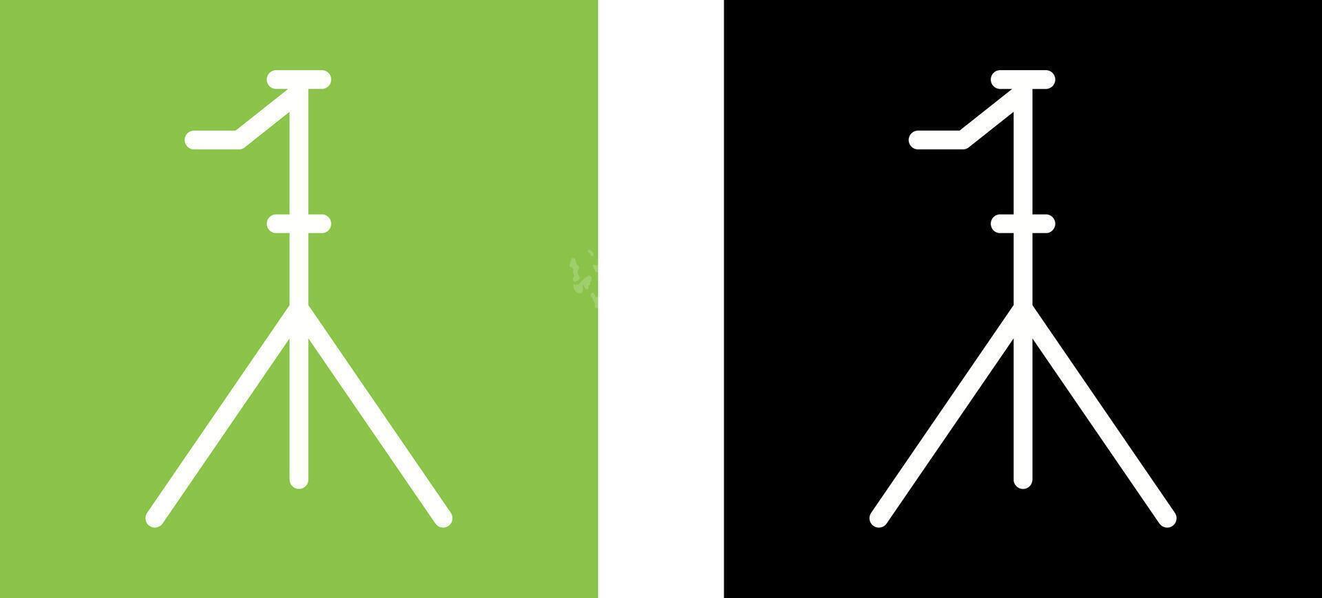 Unique Stand Icon Design vector