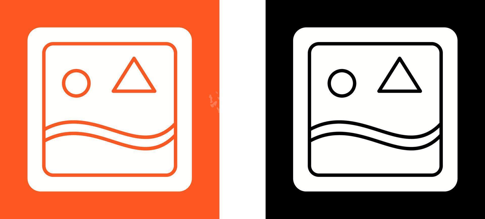 Unique Images Icon Design vector