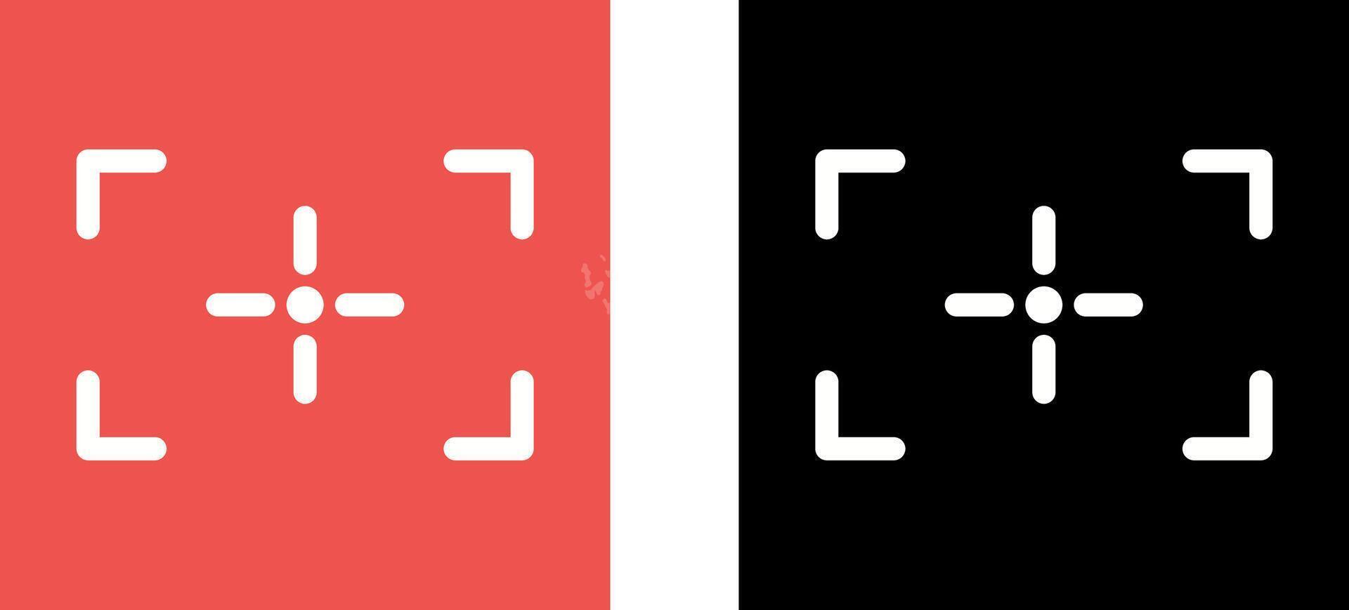 Unique Focus Icon Design vector