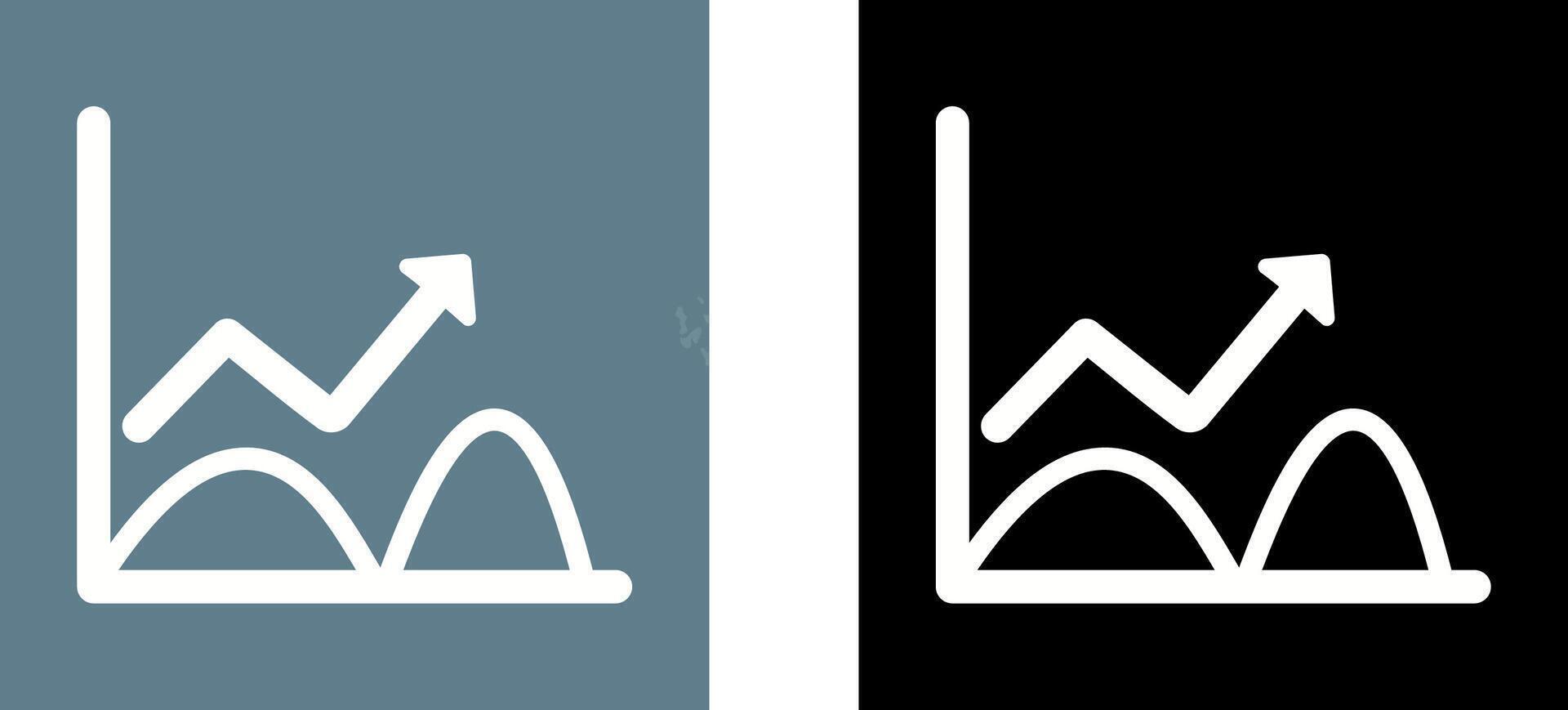 Trend in Graph Icon Design vector