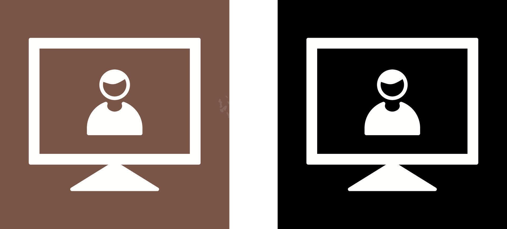 Male Visitor Icon Design vector