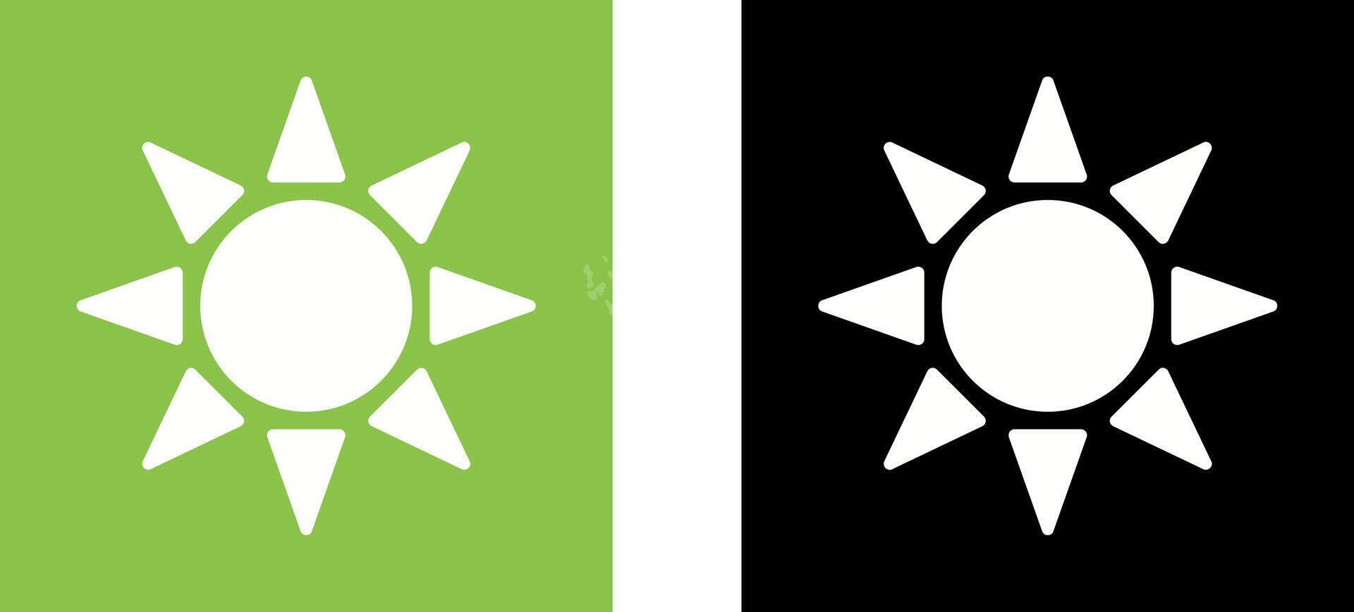 UV Radiation Icon Design vector