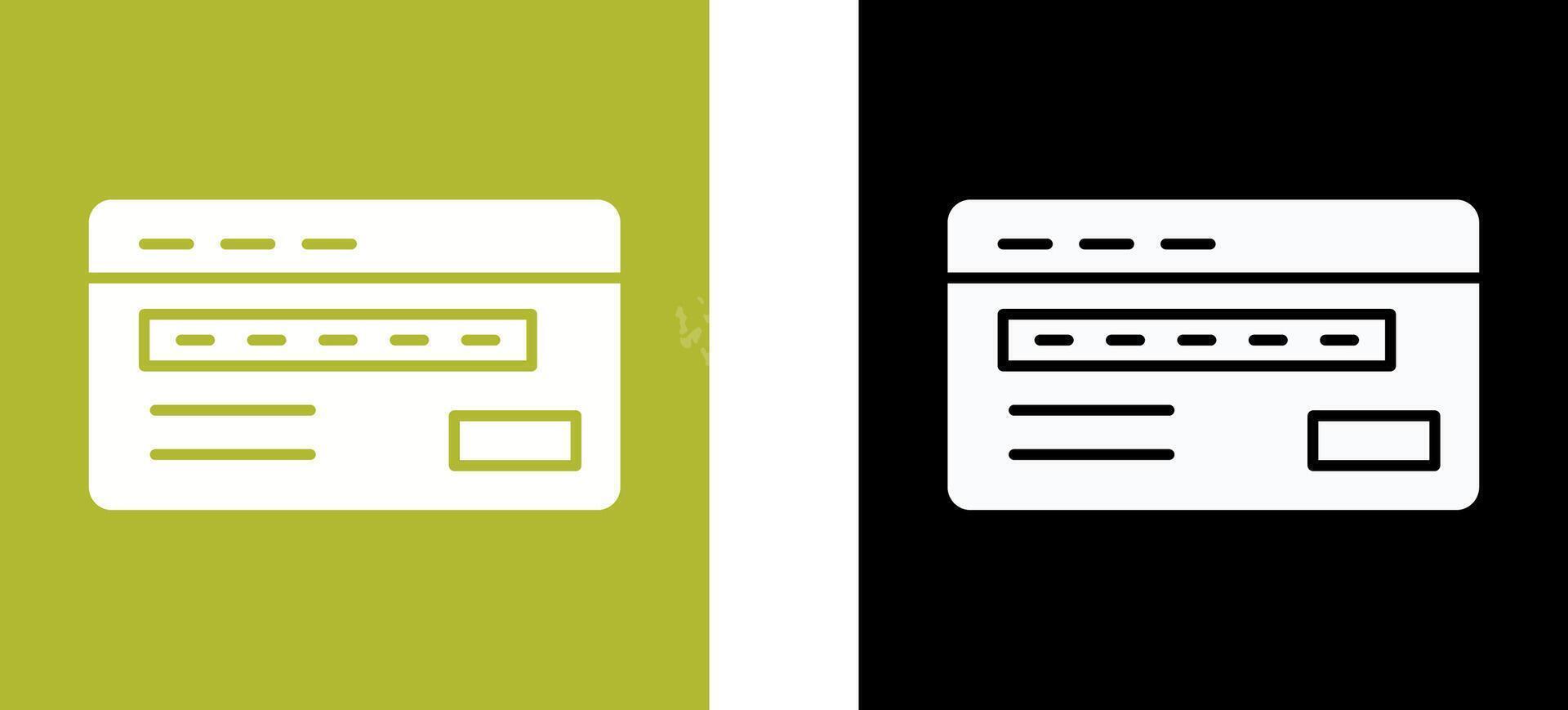 Credit Card Icon Design vector