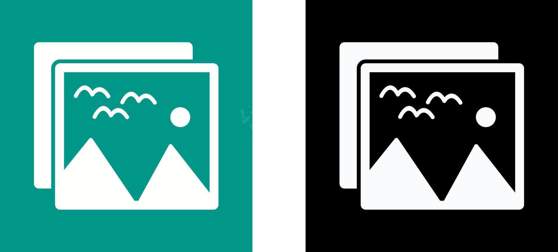 Pictures Icon Design vector