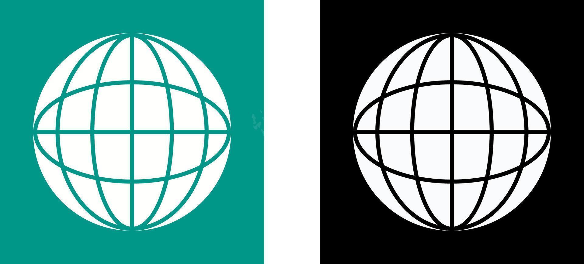 Globe Icon Design vector
