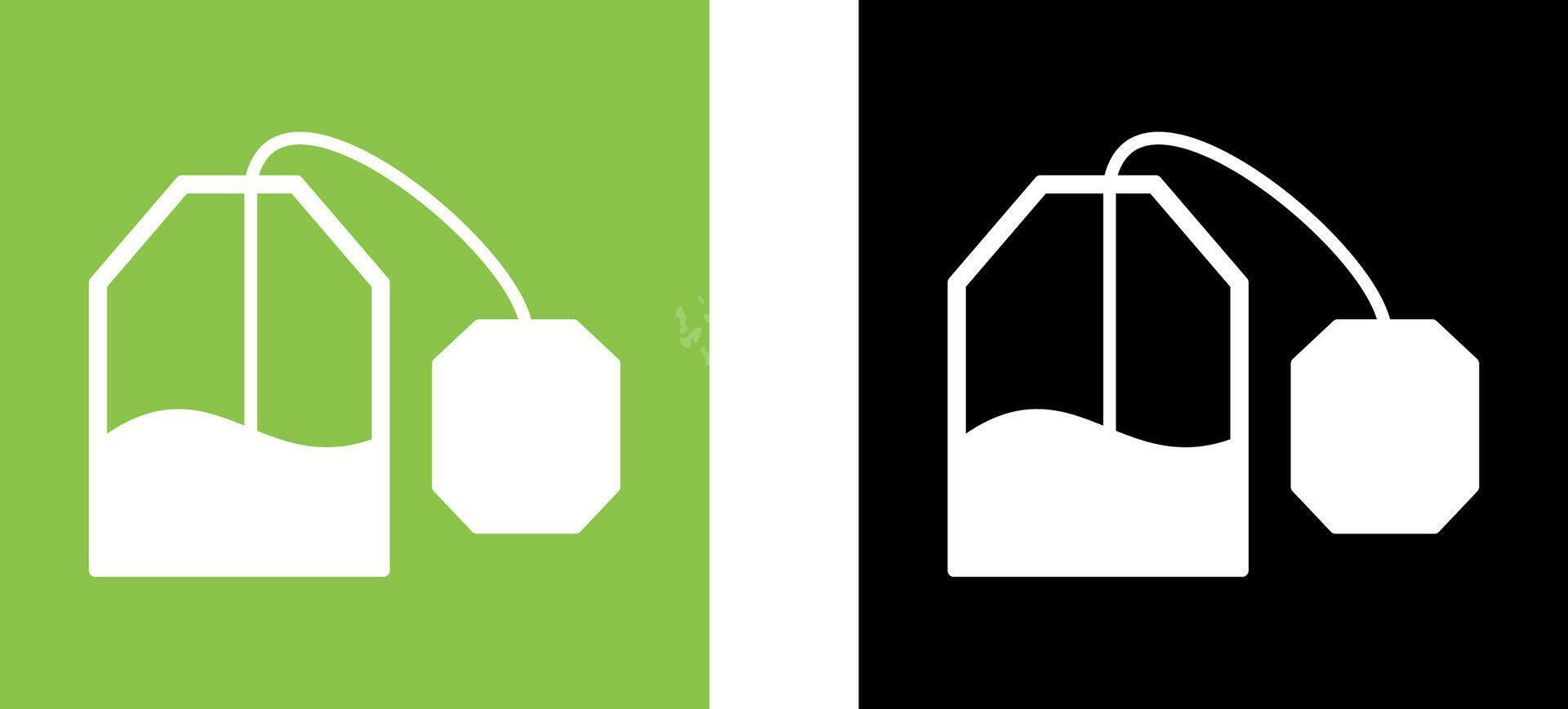 Tea Bag Icon Design vector