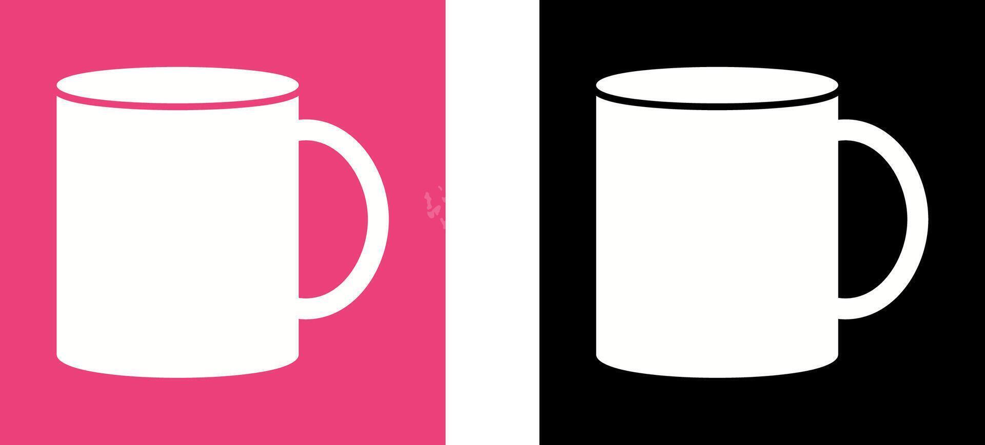 Coffee Mug Icon Design vector