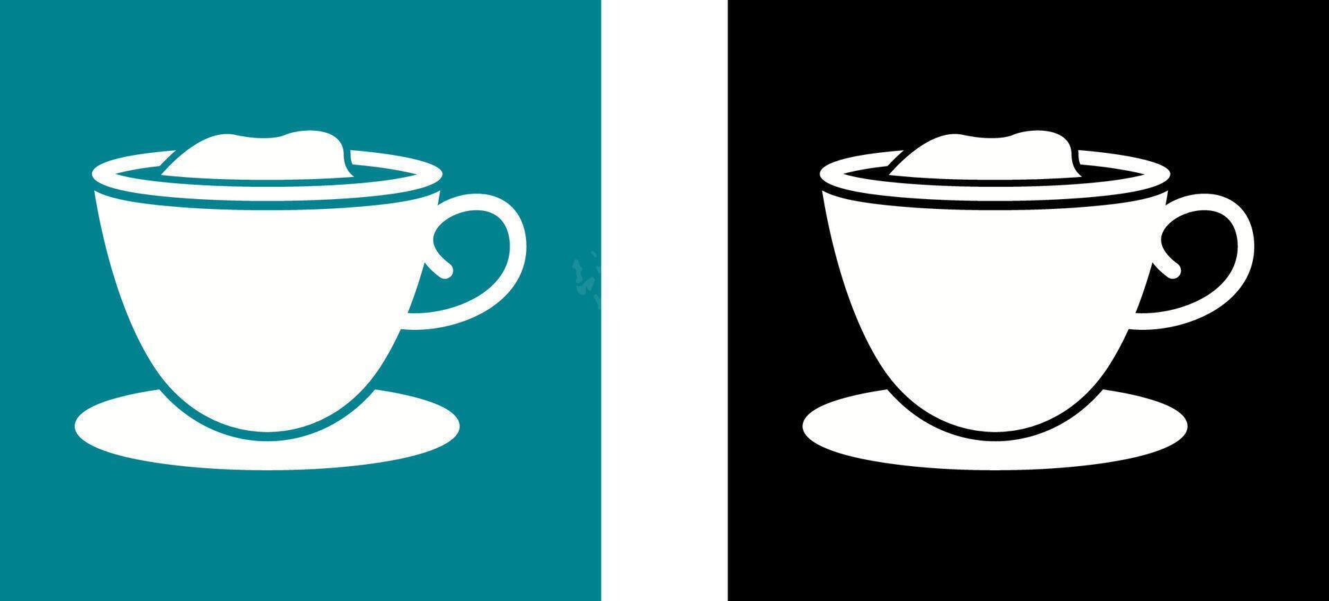 Creamy Coffee Icon Design vector