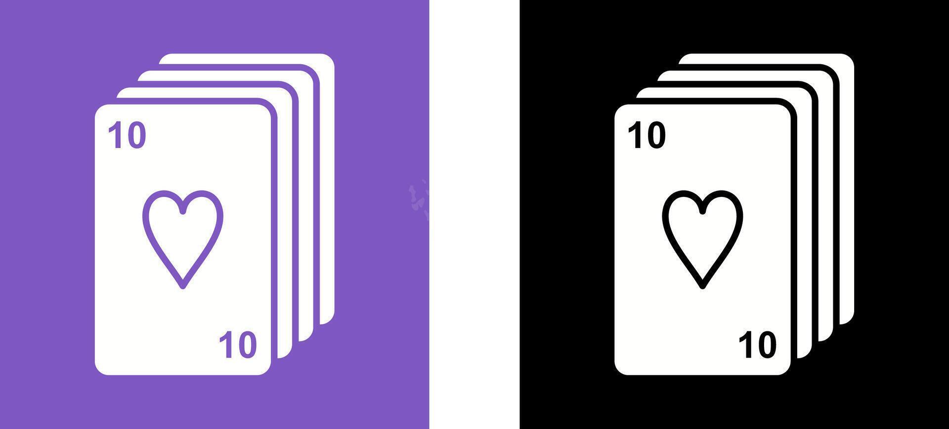 Deck of Cards Icon Design vector