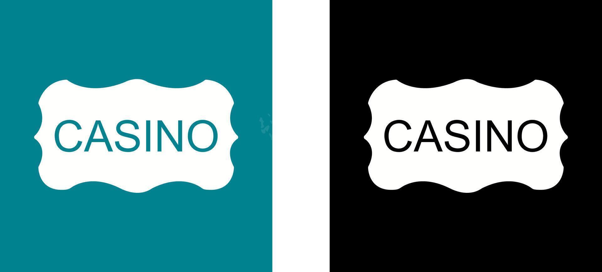 Casino Sign Icon Design vector