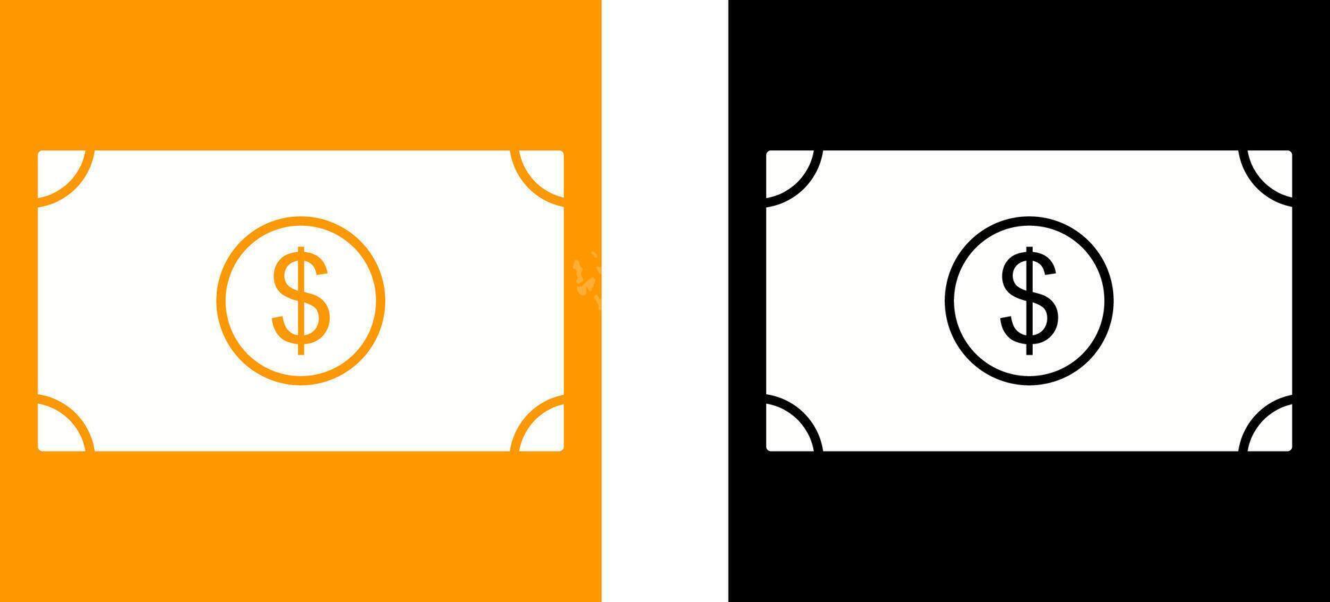 Unique Dollar Icon Design vector