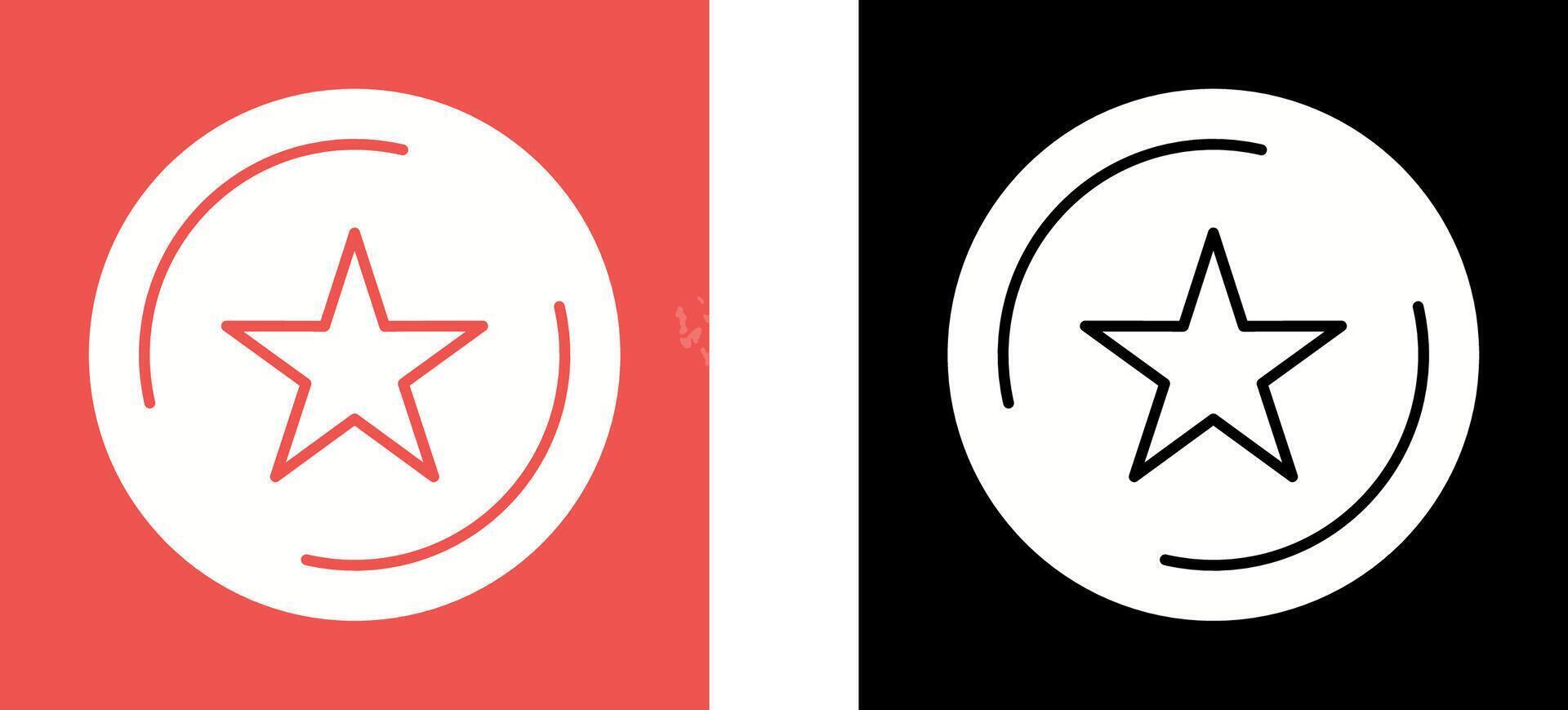 Unique Favorite Icon Design vector