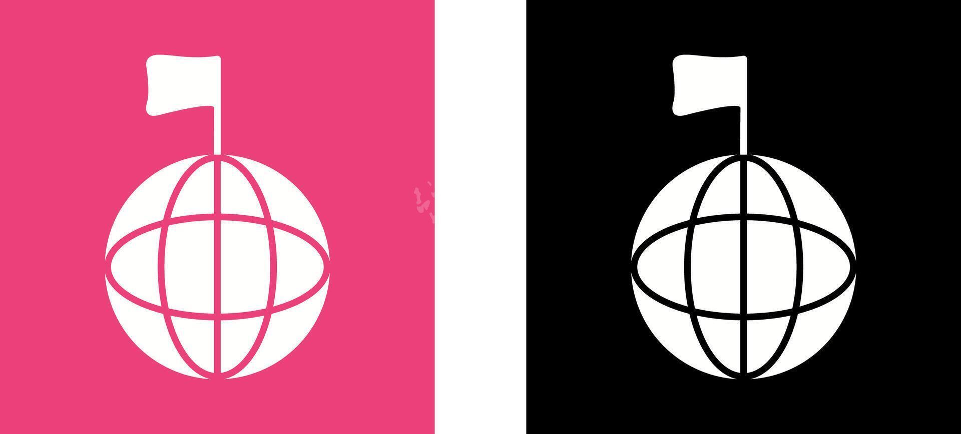 Unique Global Signals Icon Design vector