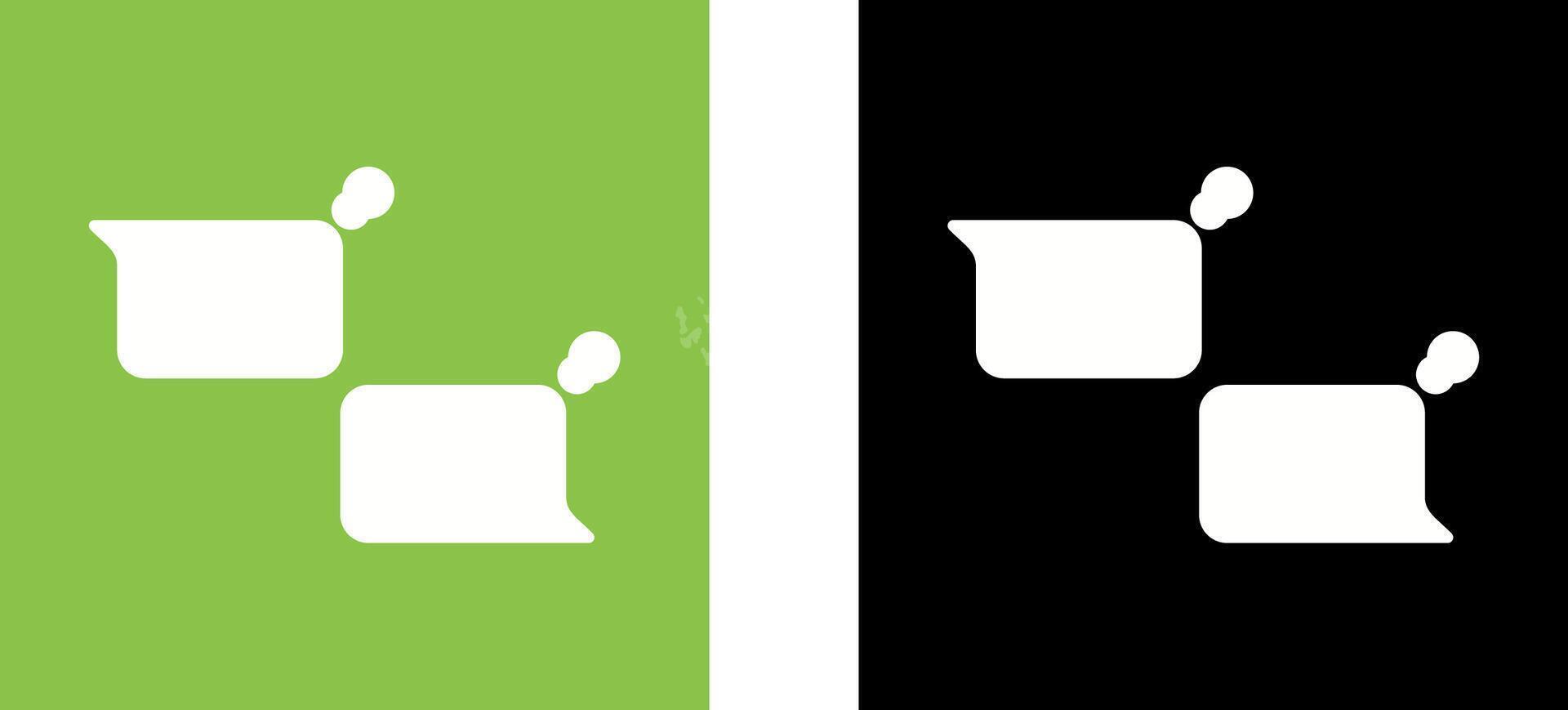 Unique Chatting Icon Design vector