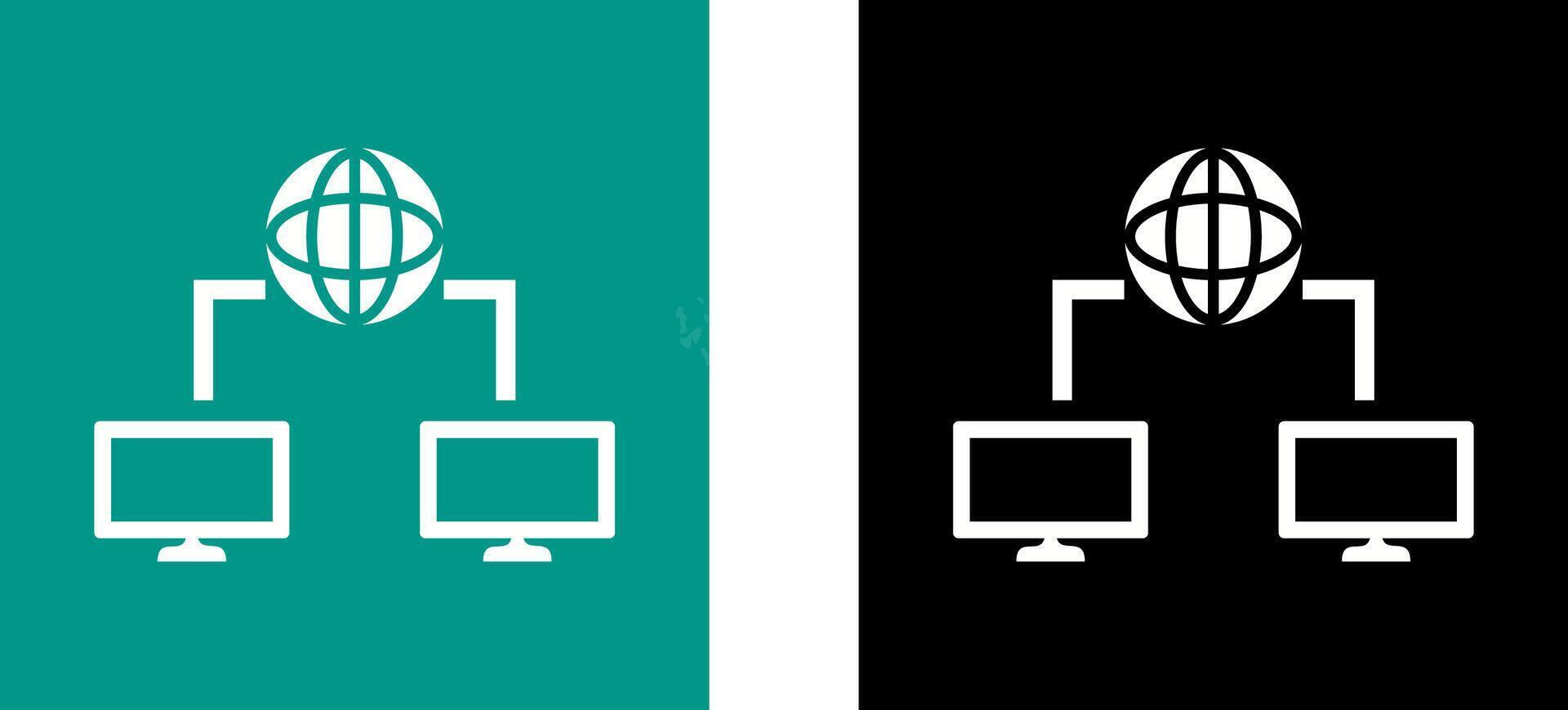 Unique Internet Connectivity Icon Design vector