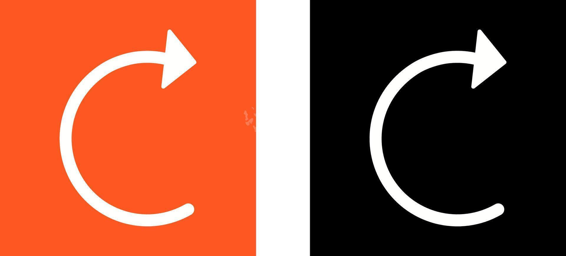 Unique Reload Icon Design vector