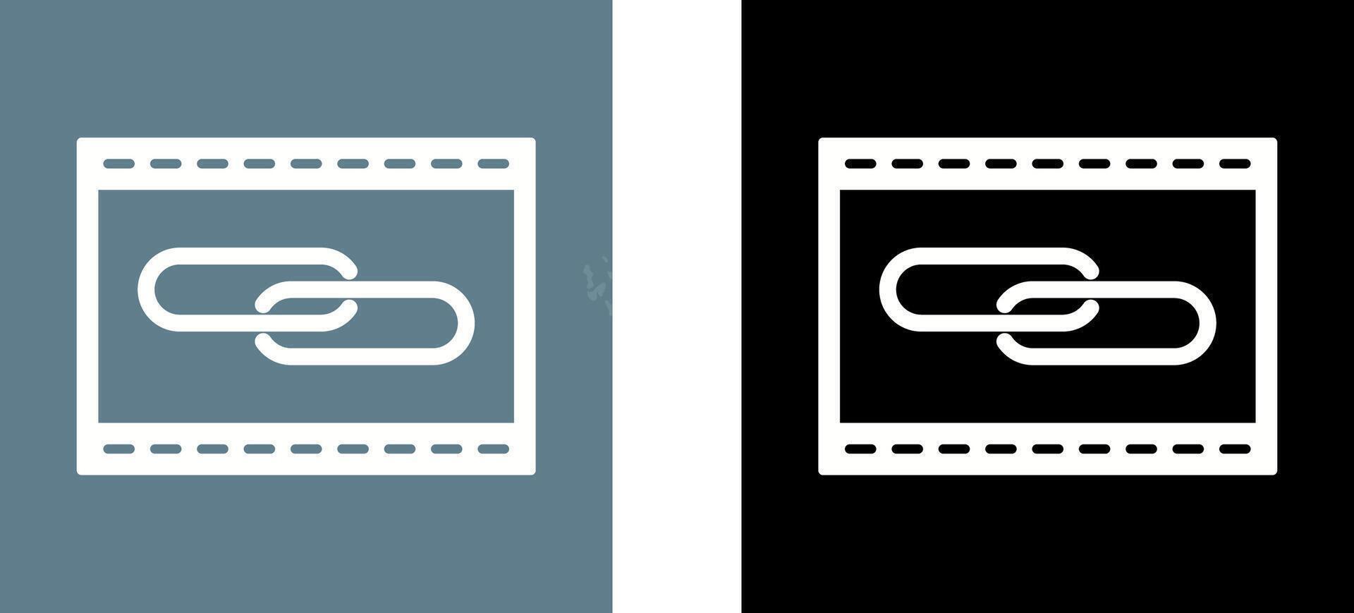 Unique Link Optimization Icon Design vector