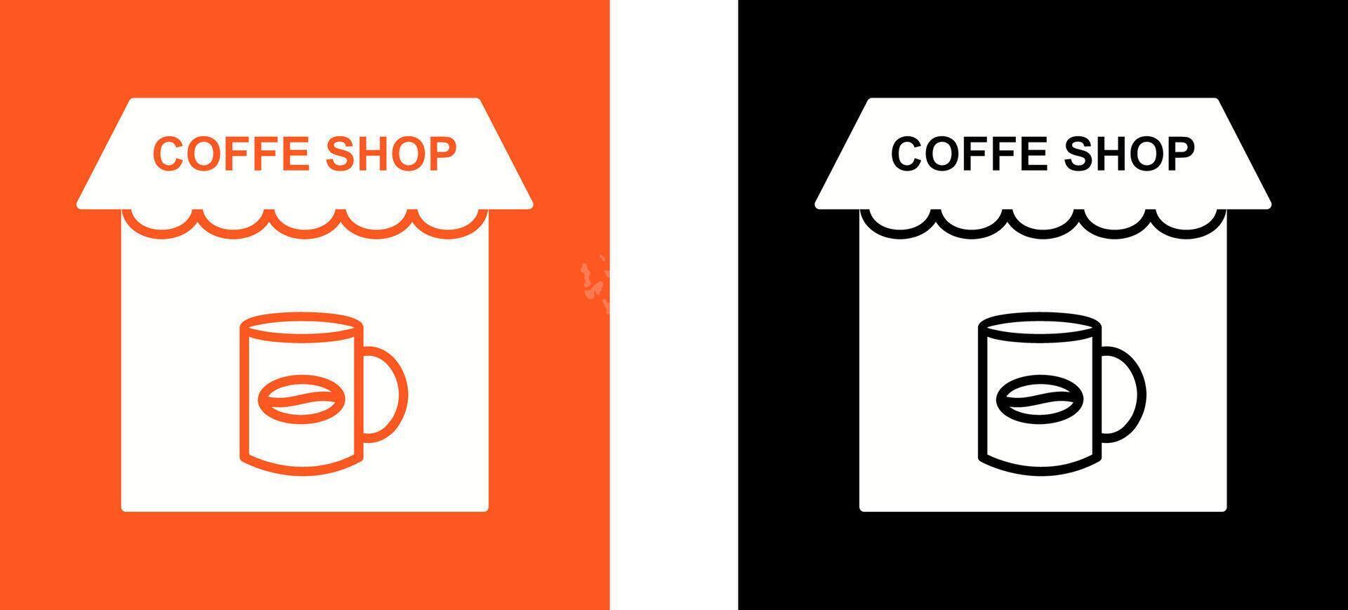 Coffee Shop Icon Design vector