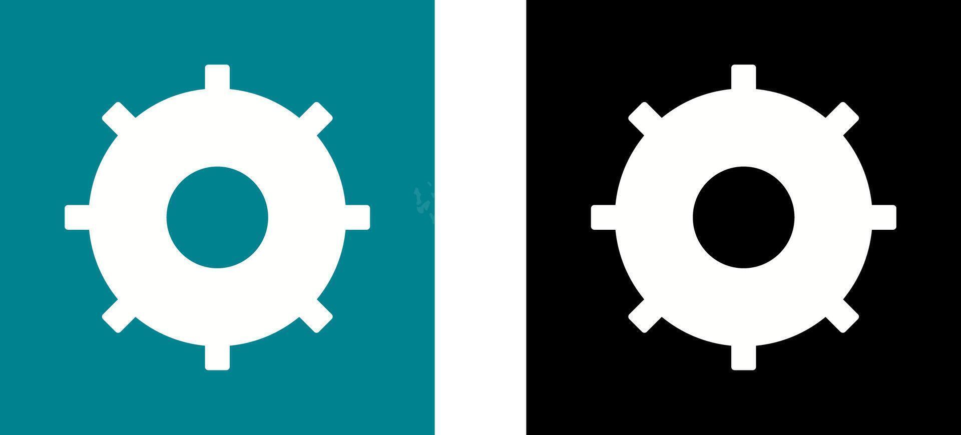 Unique Settings Icon Design vector