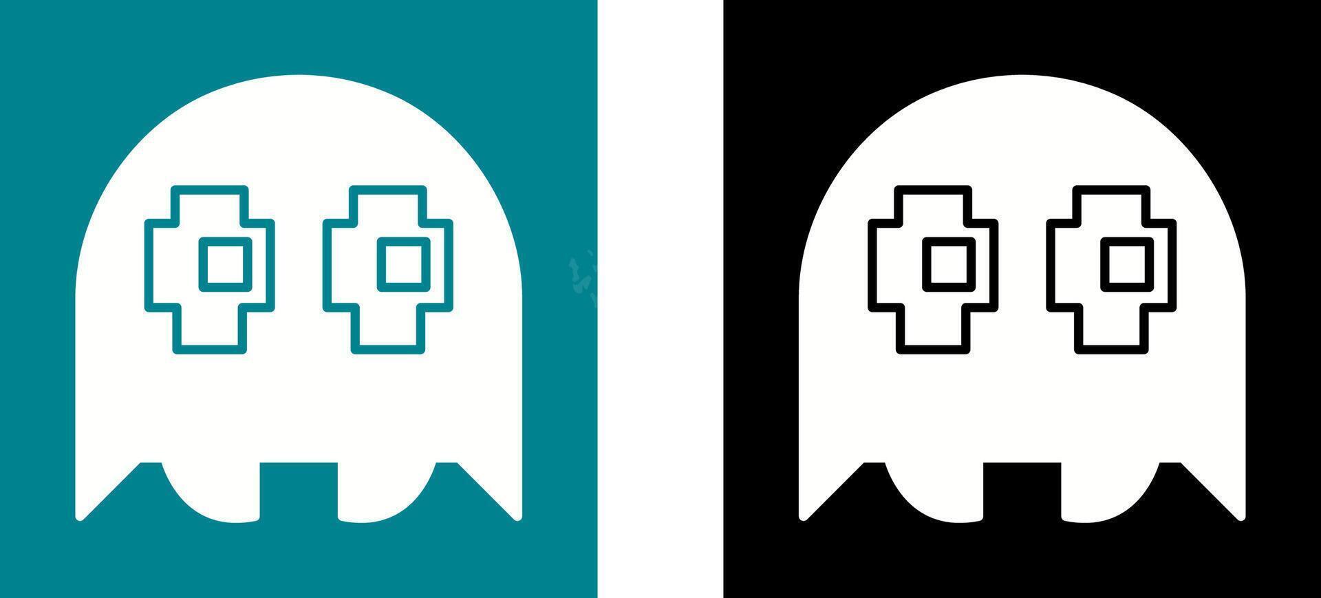 Unique Game Character Icon Design vector
