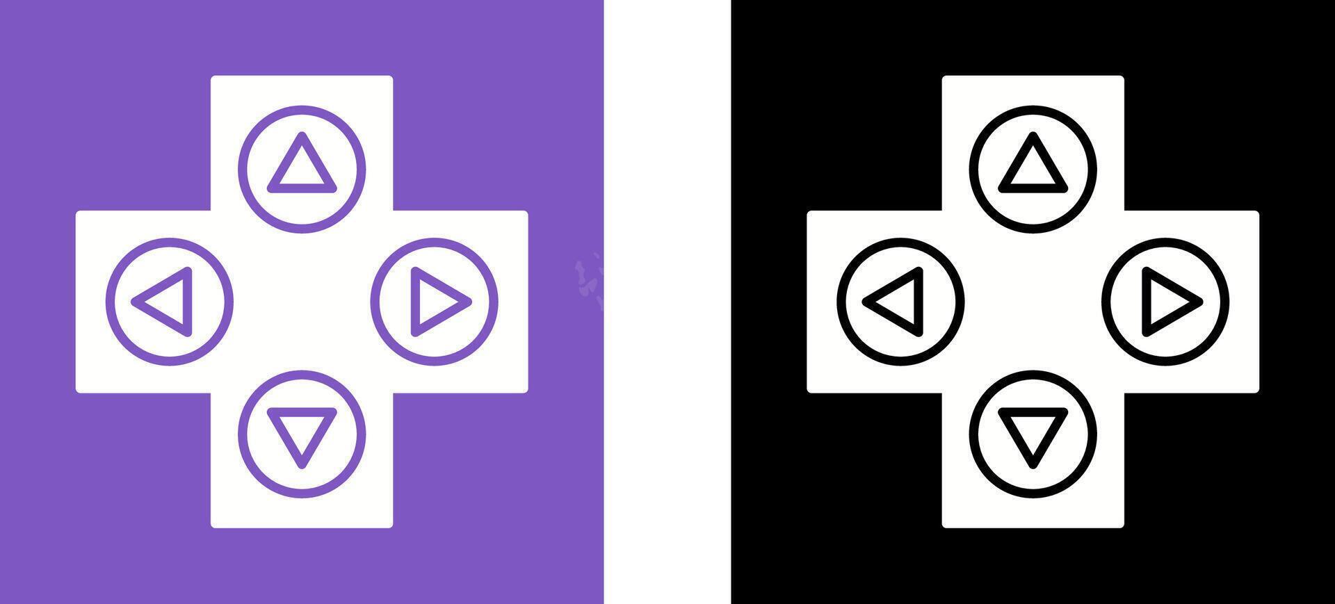 Unique Gaming Control Icon Design vector