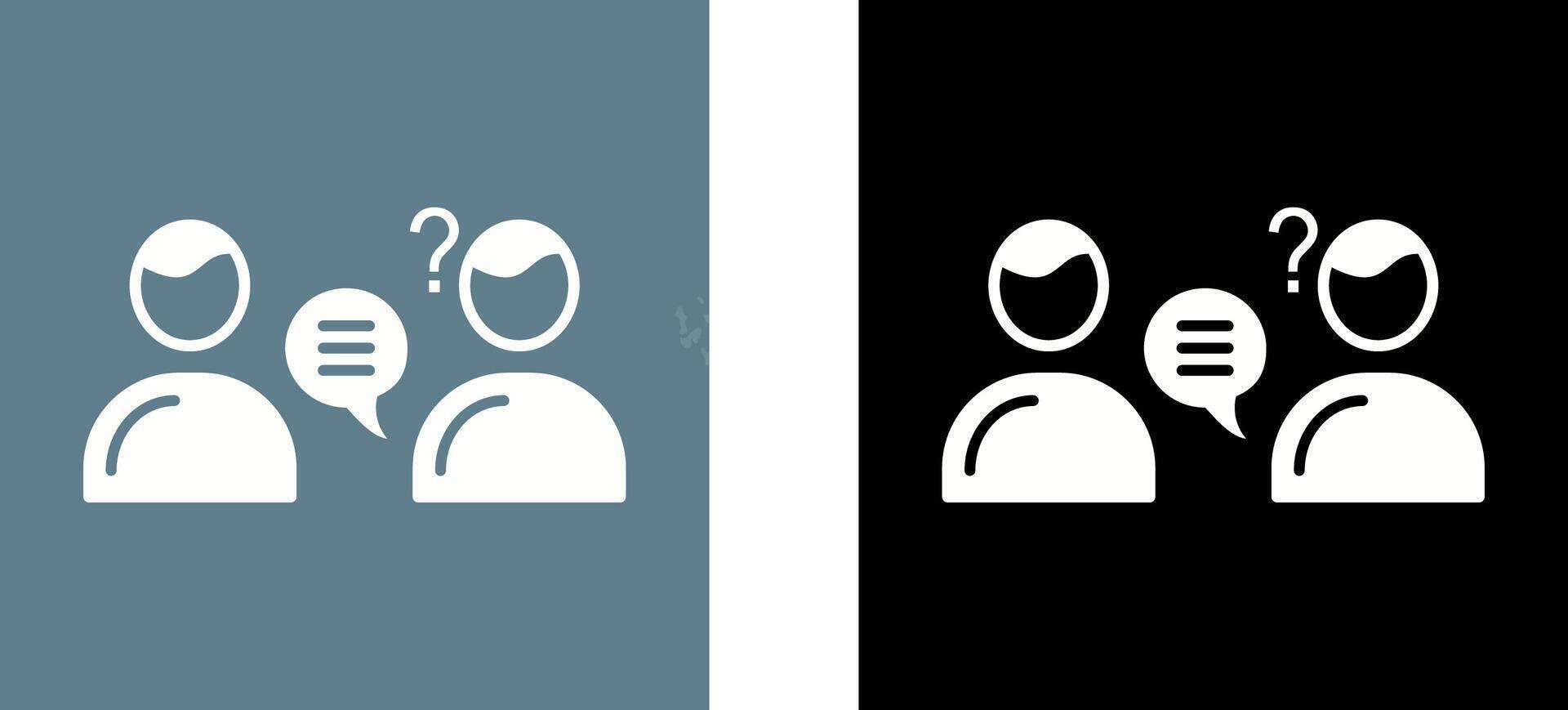 Unique Consulting Services Icon Design vector