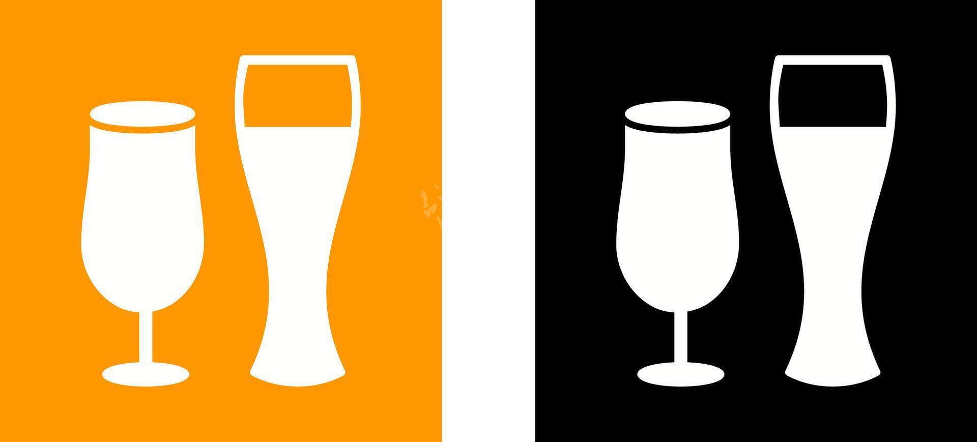 único cerveza lentes icono diseño vector