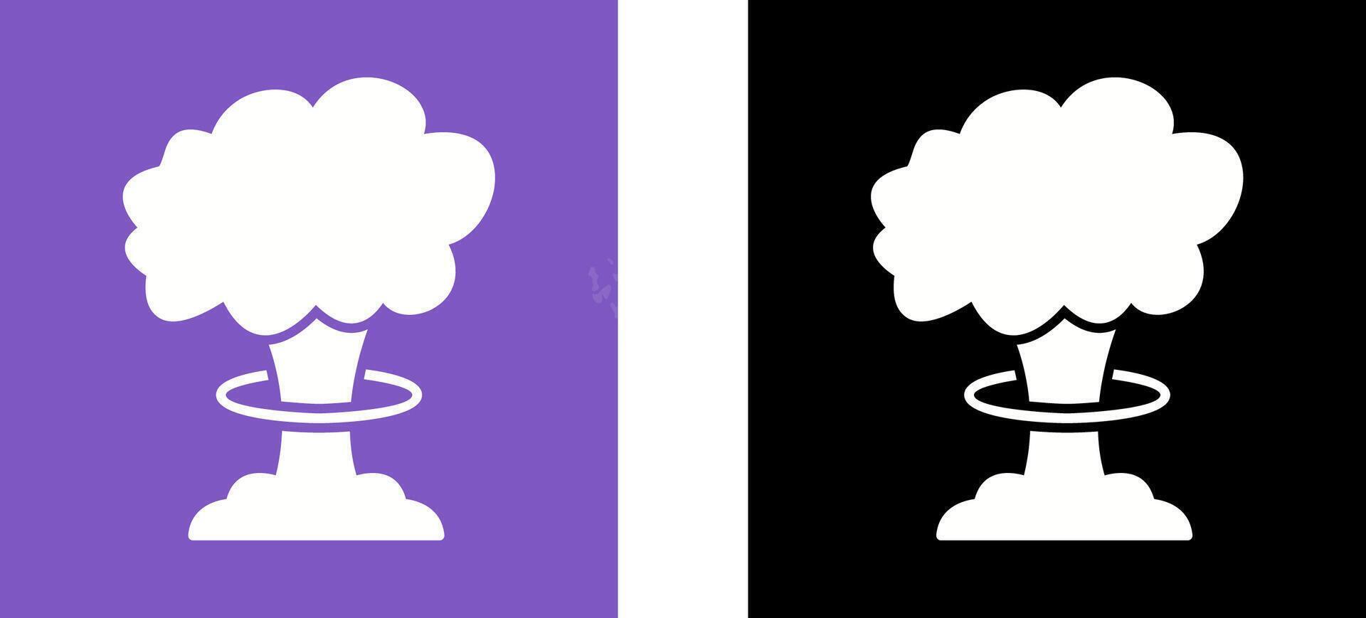 Unique Bomb Blast Icon Design vector