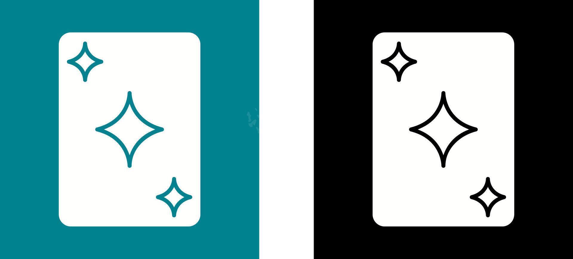 Unique Card Icon Design vector