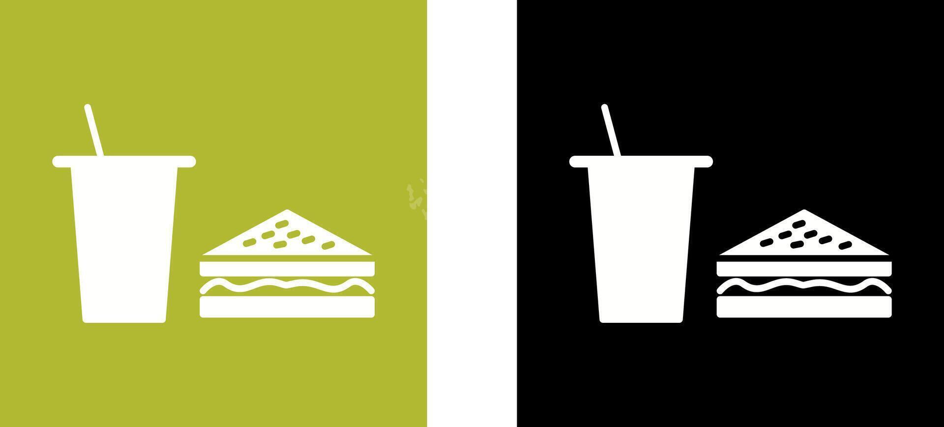 Unique Lunch Icon Design vector