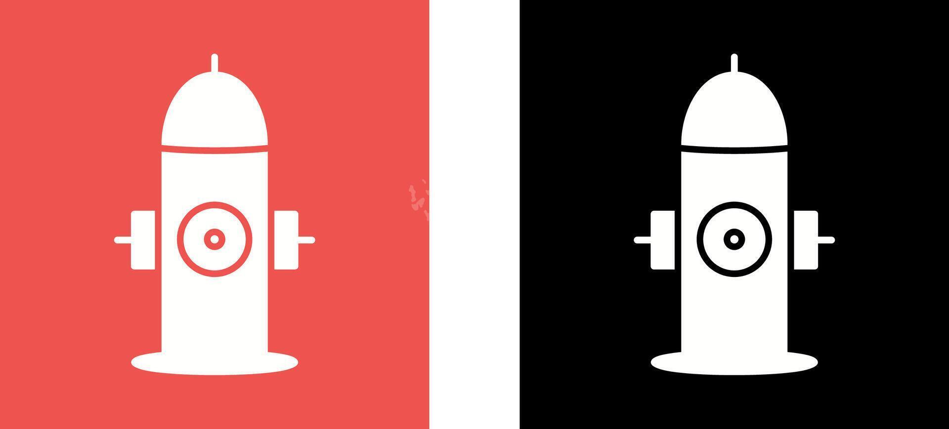 Unique Hydrant Icon Design vector