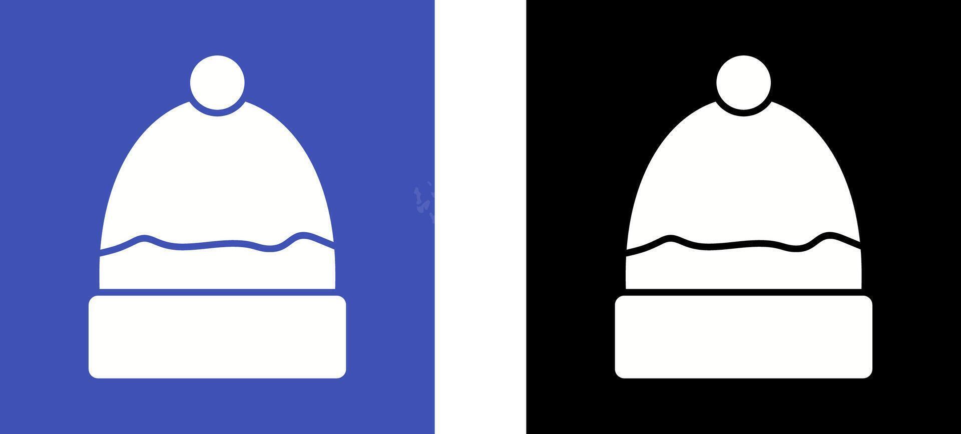 Warm Cap Icon Design vector