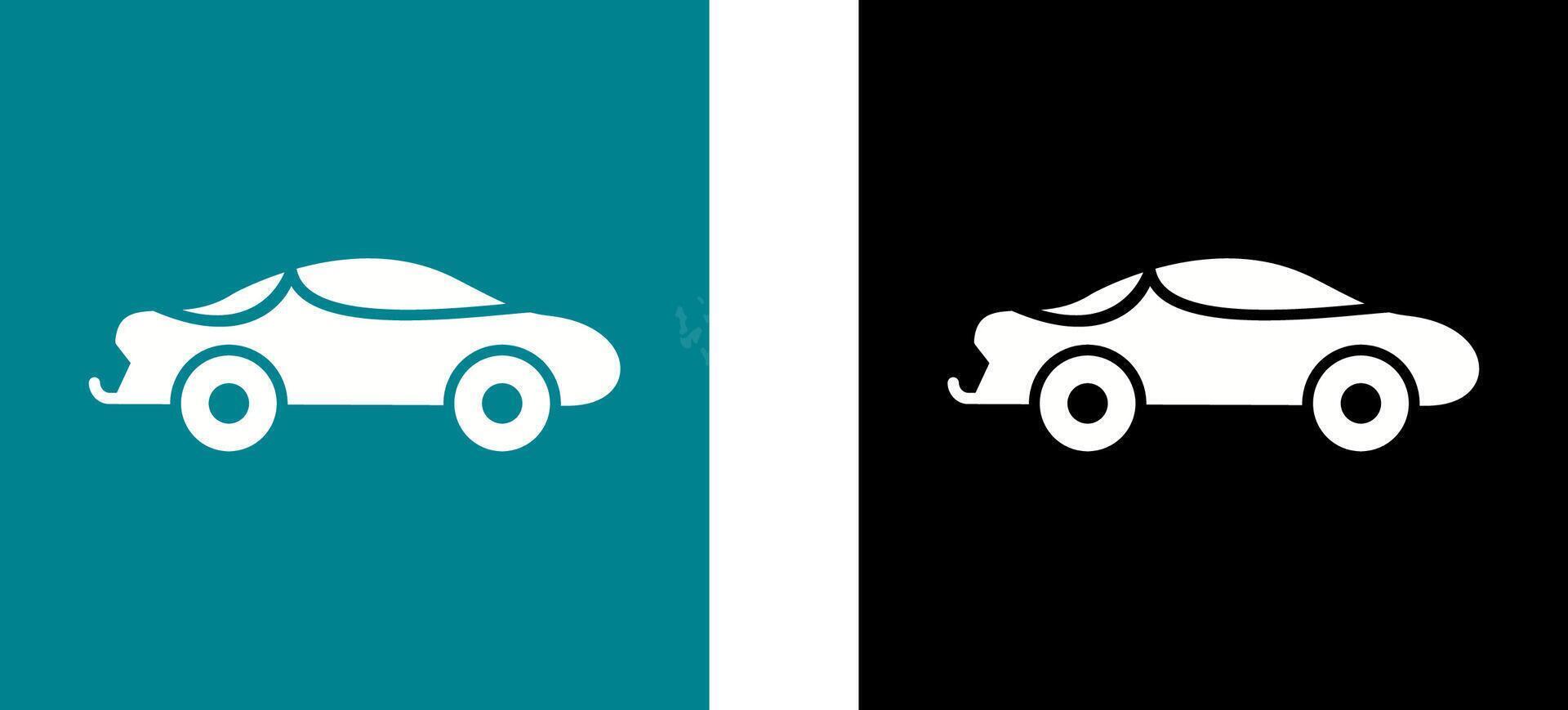 Sports Car Icon Design vector