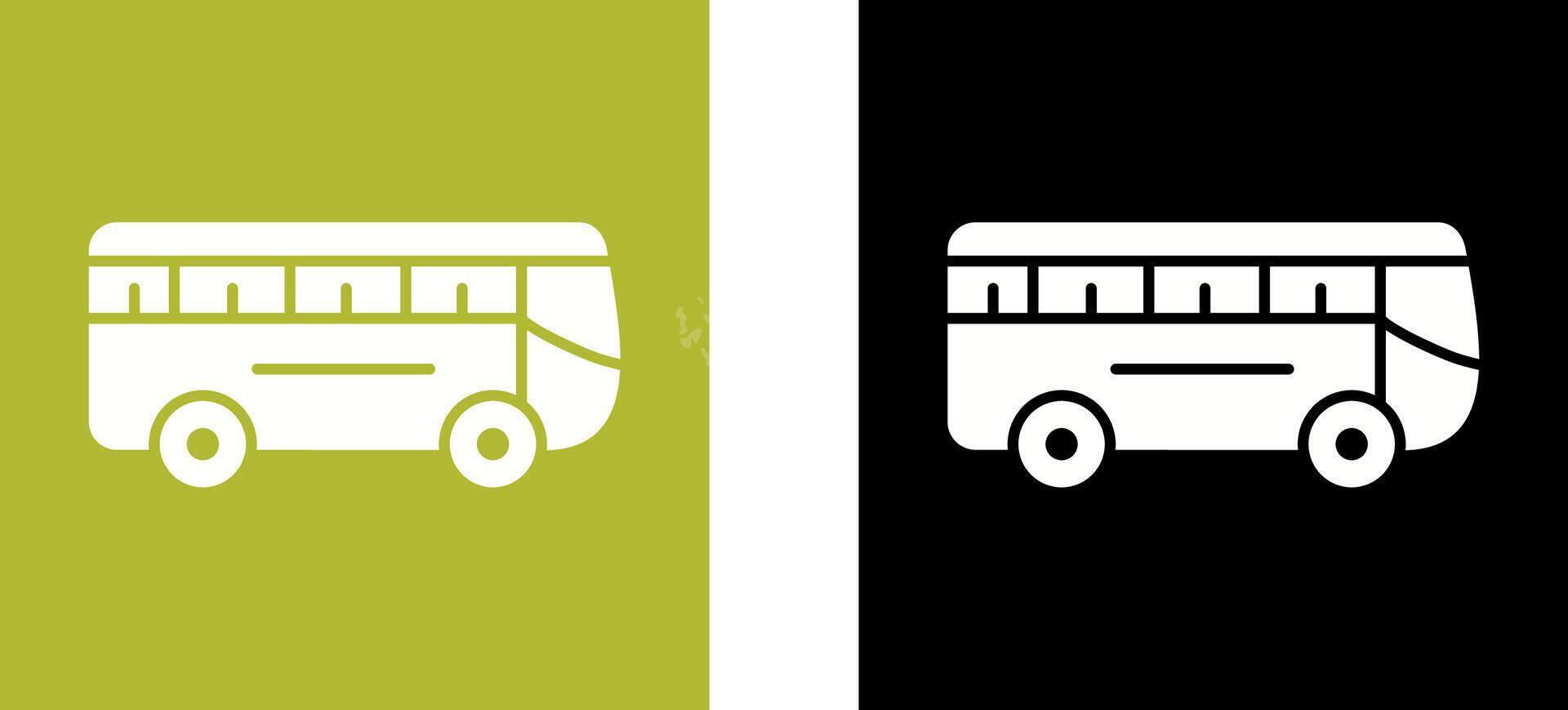 Bus Icon Design vector