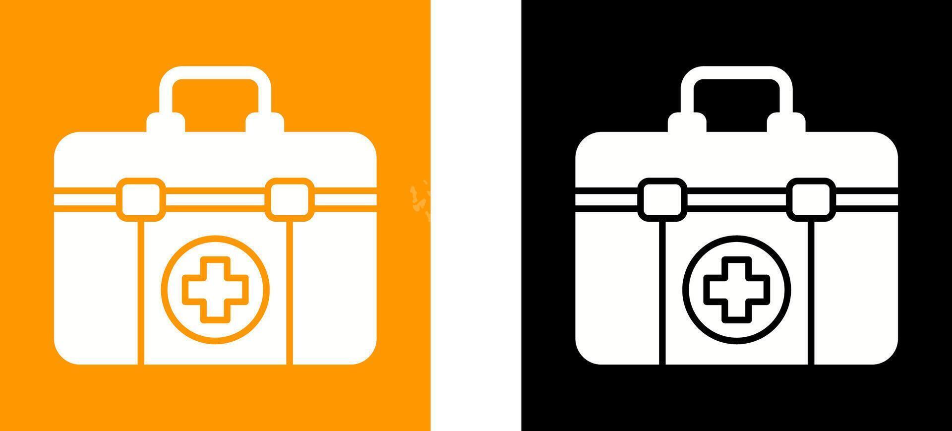 First Aid Kit Icon Design vector