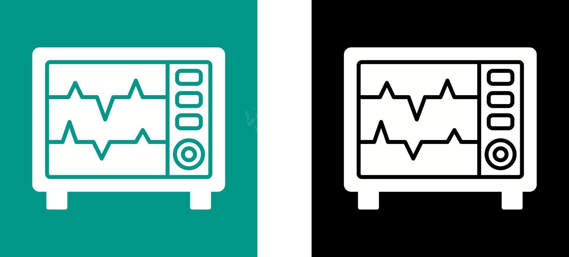 Heart Rate Monitor Icon Design vector