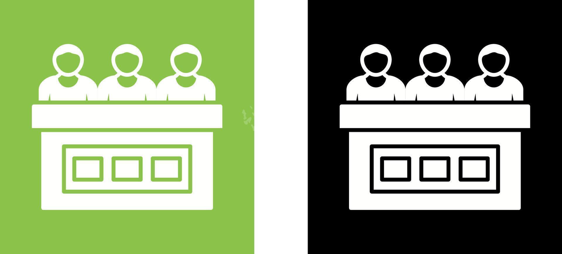 Jury Icon Design vector