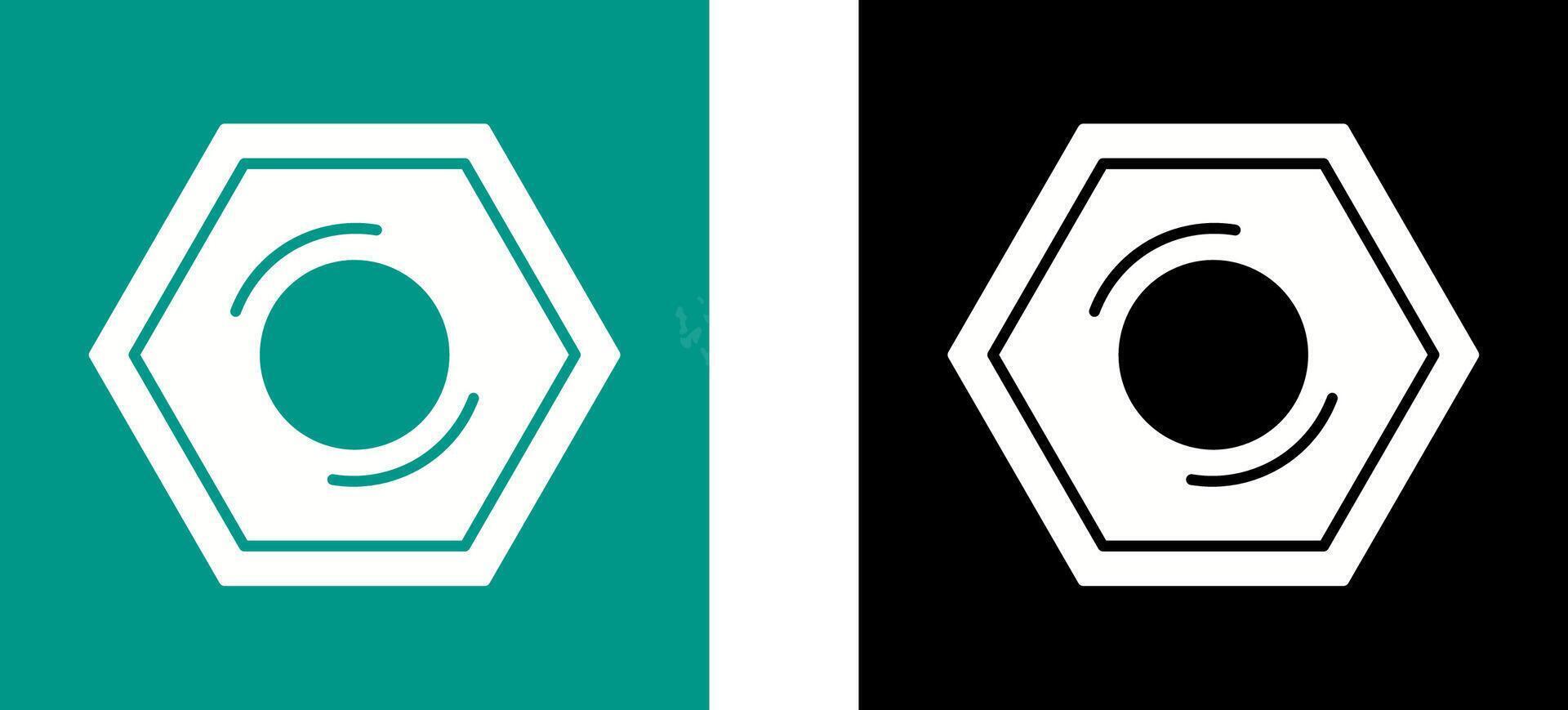 Nut Icon Design vector