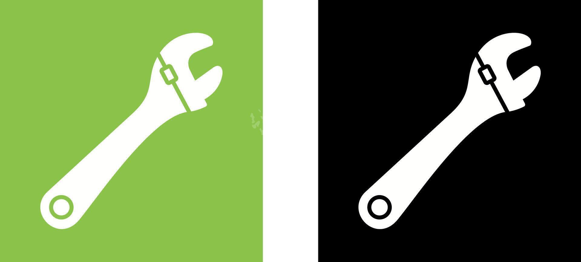 Wrench Icon Design vector